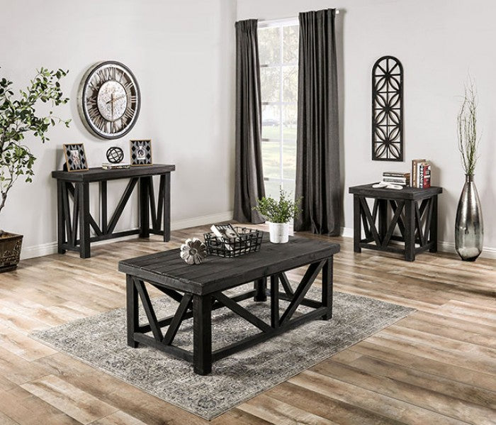 Halton Hills Charcoal Sofa Table - EM4001DG-S