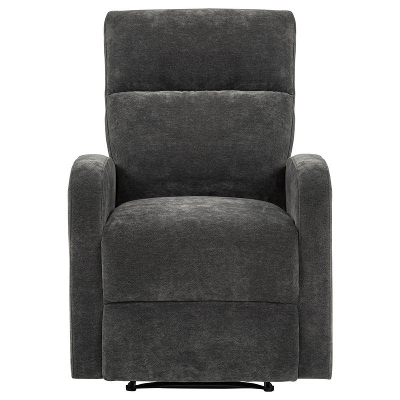 Hamilton Chenille Manual Recliner Charcoal Grey - 603376