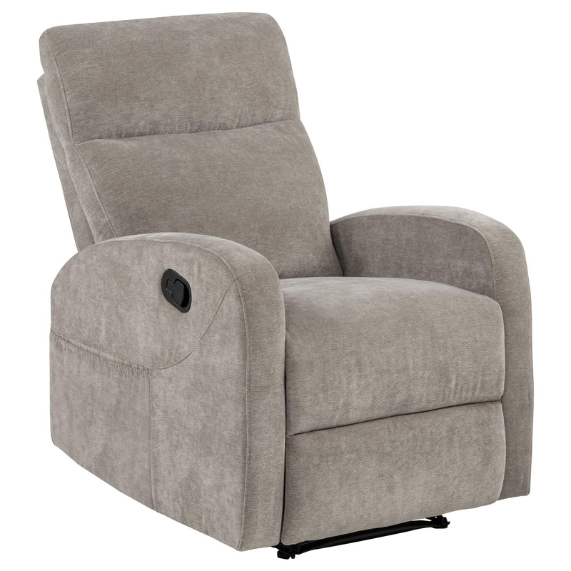 Hamilton Chenille Manual Recliner Sand - 603373