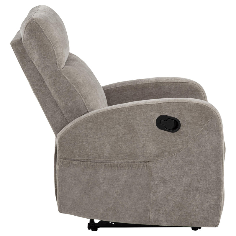 Hamilton Chenille Manual Recliner Sand - 603373