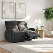 Hamilton Chenille Manual Reclining Loveseat Charcoal Grey - 603375