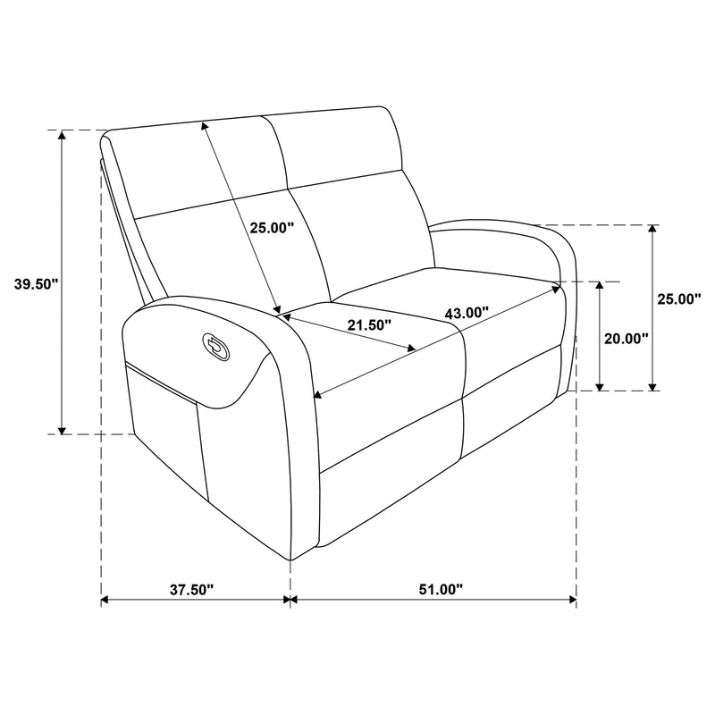 Hamilton Chenille Manual Reclining Loveseat Sand - 603372