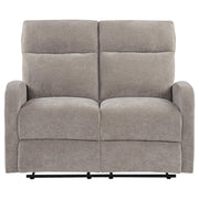 Hamilton Chenille Manual Reclining Loveseat Sand - 603372