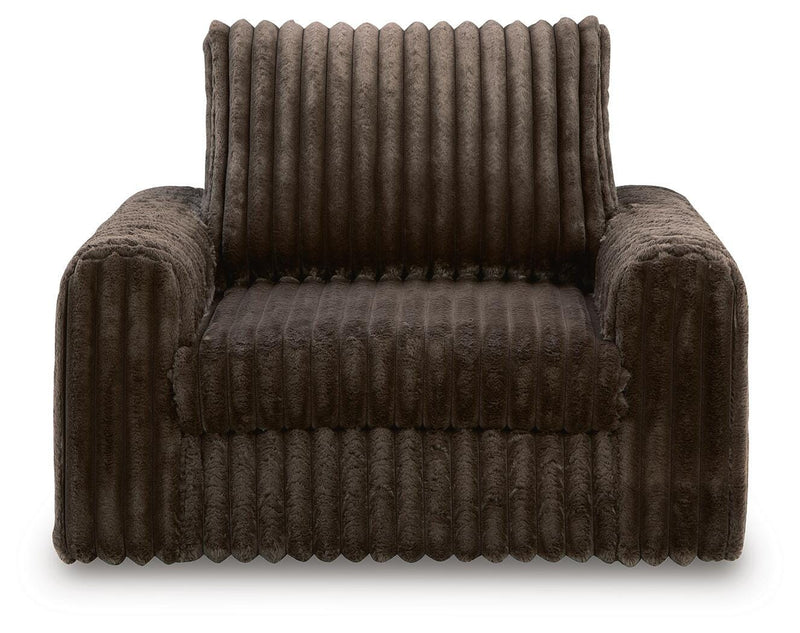 HamlinBay Chocolate Power Gliding Chaise - PC8680415P