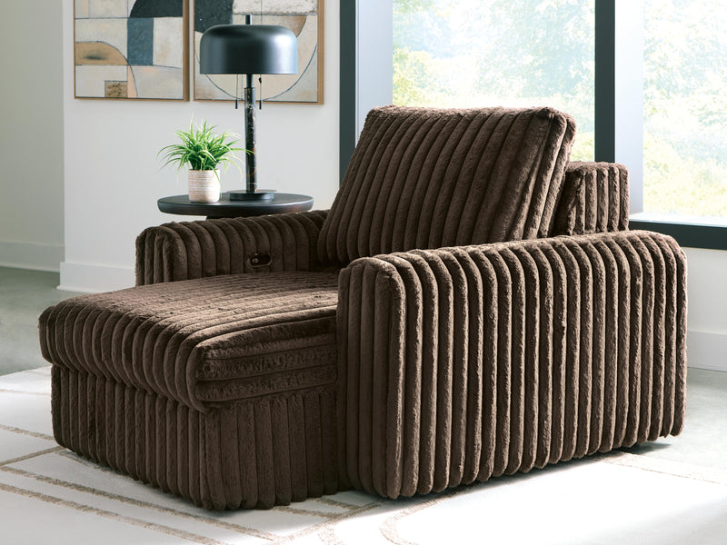 HamlinBay Chocolate Power Gliding Chaise - PC8680415P