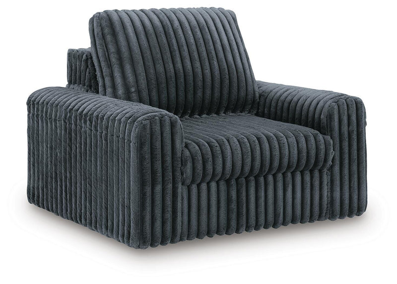 HamlinBay Gunmetal Power Gliding Chaise - PC8680515P