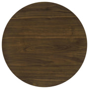 Hamlyn 3-piece Round Fluted Coffee and End Table Set Walnut - 706518-S3