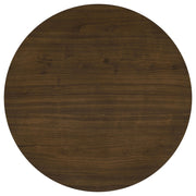 Hamlyn 3-piece Round Fluted Coffee and End Table Set Walnut - 706518-S3