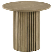 Hamlyn 43-inch Round Wood Counter Height Dining Table Natural Oak - 193938NAT