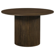 Hamlyn 47-inch Round Wood Dining Room Table Walnut - 193930WAL