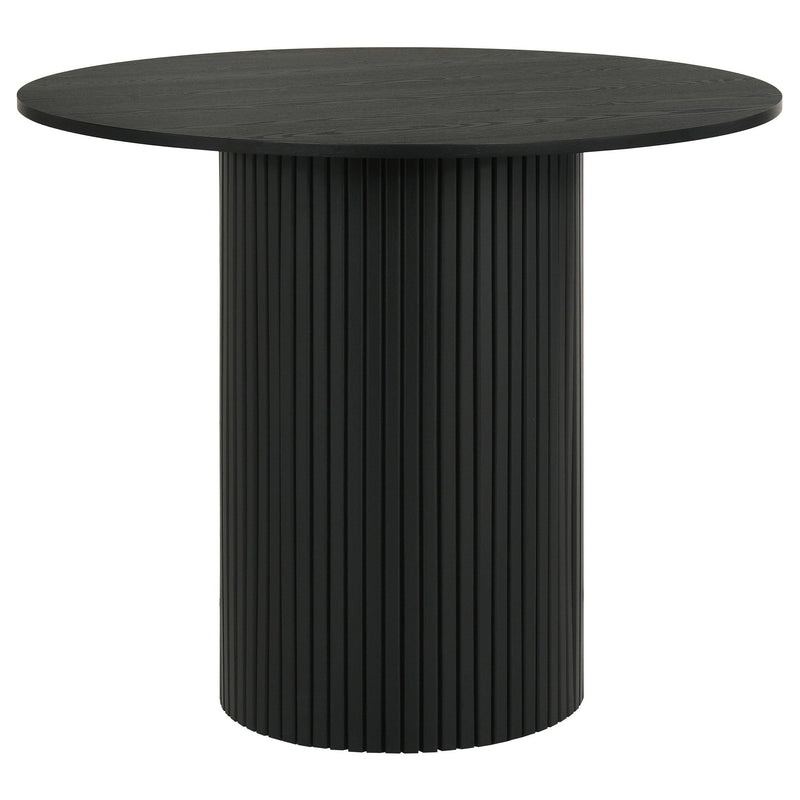 Hamlyn 5-piece Round Wood Counter Height Dining Set Black - 193938BLK-S5C