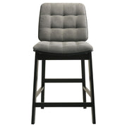 Hamlyn 5-piece Round Wood Counter Height Dining Set Grey and Black - 193938BLK-S5E
