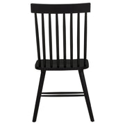 Hamlyn 5-piece Round Wood Dining Set Black - 193930BLK-S5G