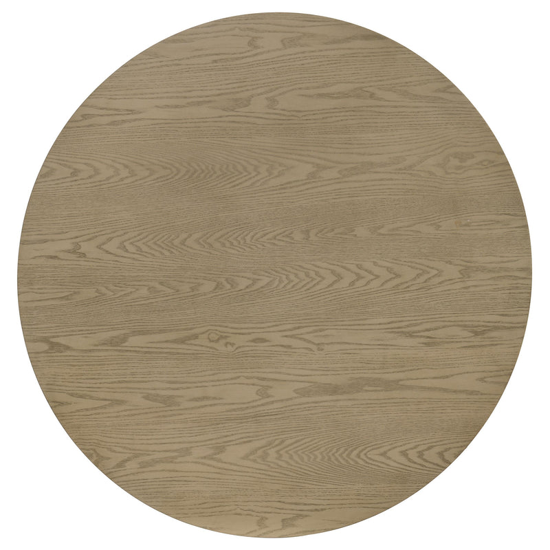 Hamlyn 5-piece Round Wood Dining Set Wheat and Natural Oak - 193930NAT-S5A