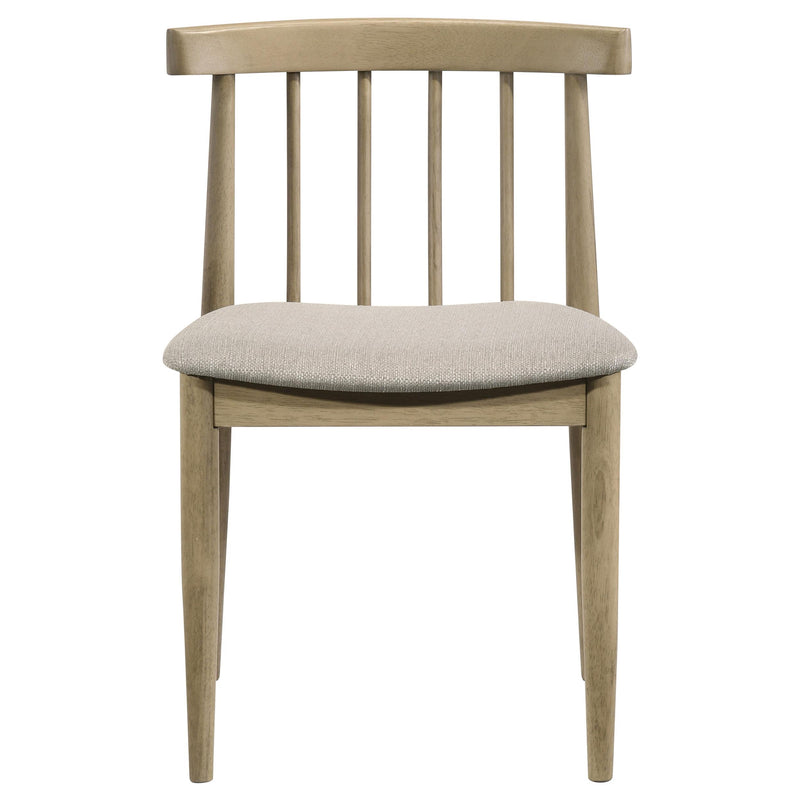 Hamlyn 5-piece Round Wood Dining Set Wheat and Natural Oak - 193930NAT-S5A