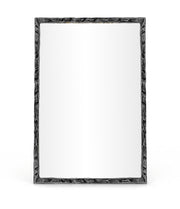 Hammer 24" W x 36" H Iron Frame Mirror in Black - 66004Black-M