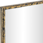 Hammer 24" W x 36" H Iron Frame Mirror in Gold - 66004Gold-M