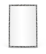 Hammer 24" W x 36" H Iron Frame Mirror in Silver - 66004Silver-M