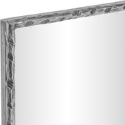 Hammer 24" W x 36" H Iron Frame Mirror in Silver - 66004Silver-M