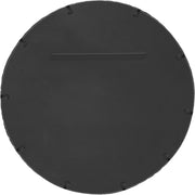 Hammer 36" W x 36" H Iron Frame Mirror in Black - 66006Black-M