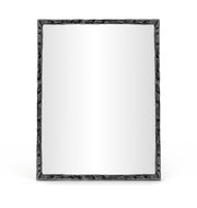 Hammer 48" W x 36" H Iron Frame Mirror in Black - 66005Black-M