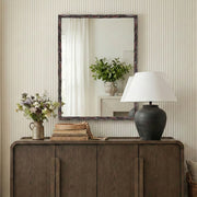 Hammer 48" W x 36" H Iron Frame Mirror in Brown - 66005Brown-M