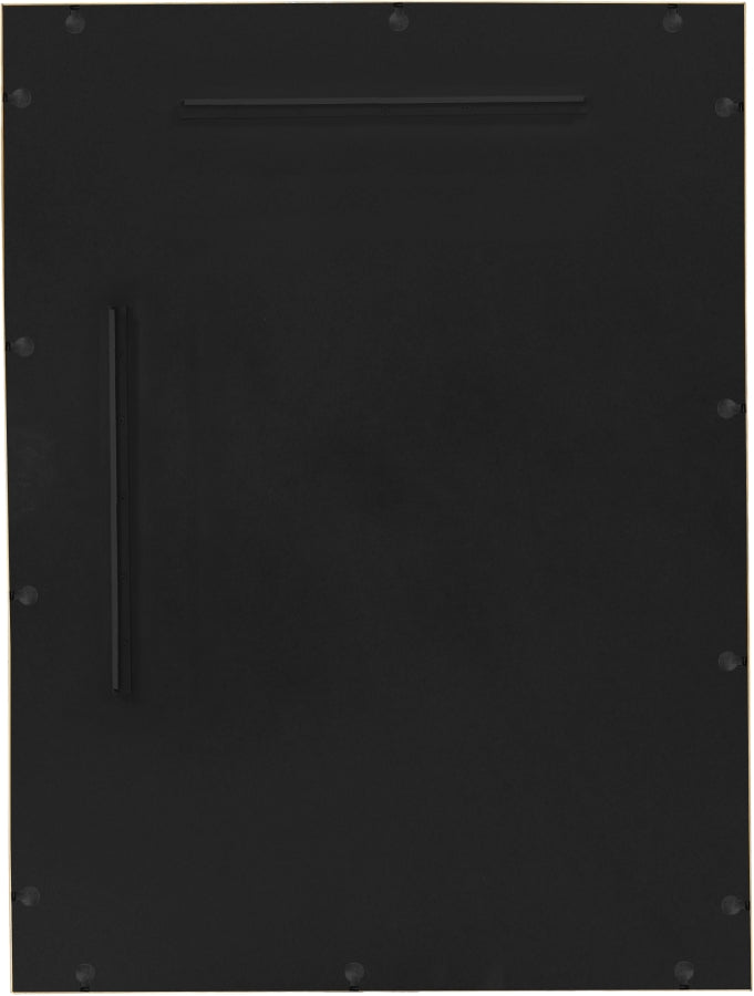 Hammer 48" W x 36" H Iron Frame Mirror in Gold - 66005Gold-M