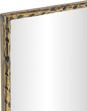 Hammer 48" W x 36" H Iron Frame Mirror in Gold - 66005Gold-M