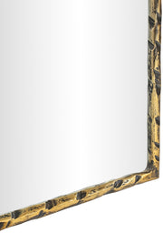 Hammer 48" W x 36" H Iron Frame Mirror in Gold - 66005Gold-M