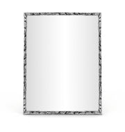 Hammer 48" W x 36" H Iron Frame Mirror in Silver - 66005Silver-M