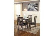 Hammis Dark Brown Dining Drop Leaf Table - Gate FurnitureDining Table
