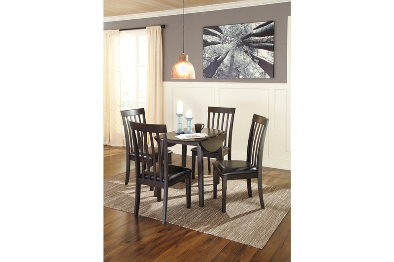 Hammis Dark Brown Dining Drop Leaf Table - Gate FurnitureDining Table