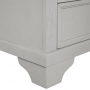 Hampstead White/Dark Brown Dresser - FM79014WH-D