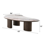 Hanale Coffee Table w/Natural Marble - LV04575