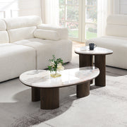 Hanale Coffee Table w/Natural Marble - LV04575