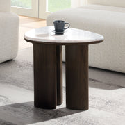 Hanale End Table w/Natural Marble - LV04576