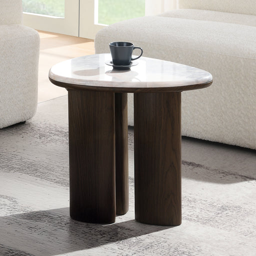 Hanale End Table w/Natural Marble - LV04576