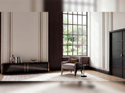 Hanedan 4-pieces (1 Four Seater Lux Sofa & 1 Four Seater Sofa & 2 Chair) Livingroom in Cream - 200-GAB-HAN-4L411