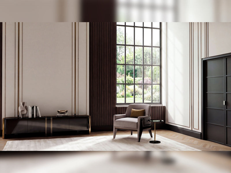 Hanedan 4-pieces (1 Four Seater Lux Sofa & 1 Four Seater Sofa & 2 Chair) Livingroom in Cream - 200-GAB-HAN-4L411