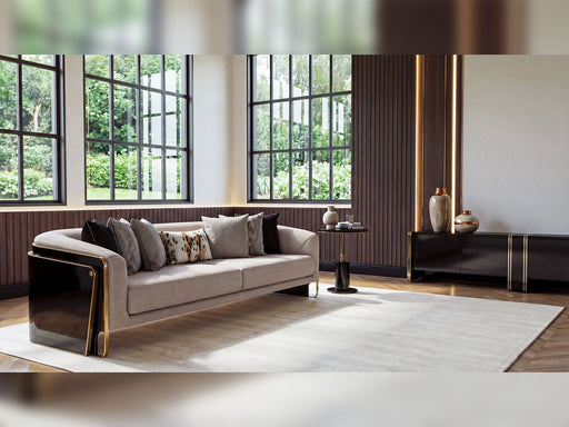Hanedan Stationary Four Seat Lux Sofa in Cream - 200-GAB-HAN-4L