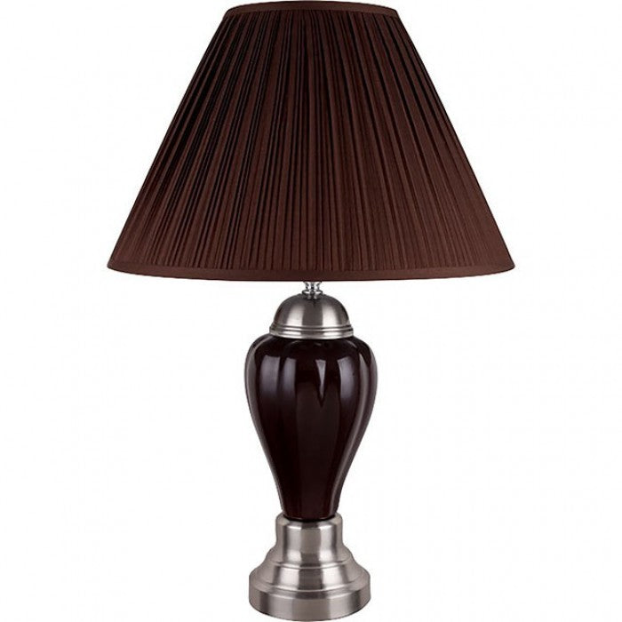 Hanna Espresso Table Lamp - L76117ES-6PK