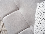 Happy 4-pieces (2 Sofa & 2 Chair) Livingroom Set Grey in Grey - 101-HAP-PUFGRAY-3311