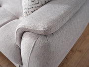 Happy 4-pieces (2 Sofa & 2 Chair) Livingroom Set Grey in Grey - 101-HAP-PUFGRAY-3311