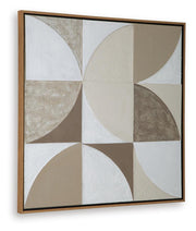 Harelman Tan/Taupe/White Wall Art - A8000502