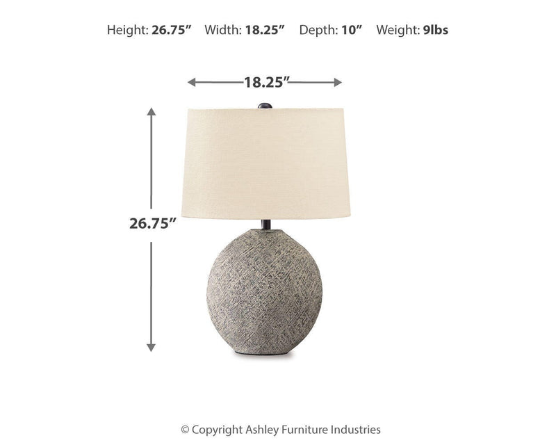 Harif Black Table Lamp (Set of 2) - L235624X2