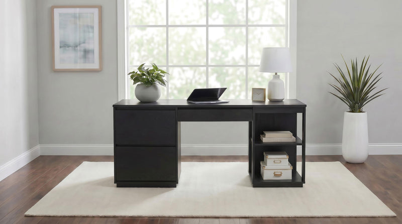 Harkes 75-inch 3-drawer Computer Desk with Adjustable Shelf Coffee Bean - 800798