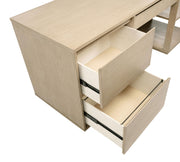 Harkes 75-inch 3-drawer Computer Desk with Adjustable Shelf Light Elm - 800797