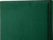 Harlie Velvet Full Bed Green - HarlieGreen-F