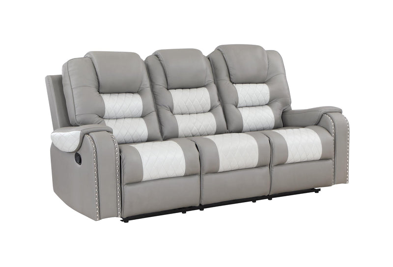 Harlow 2 PC ( Reclining Sofa & Loveseat ) - L420-GY-2PC