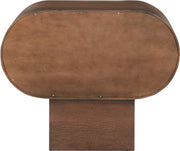 Harlow Solid Wood And Oak Veneer Nightstand in Brown - 752Brown-NS